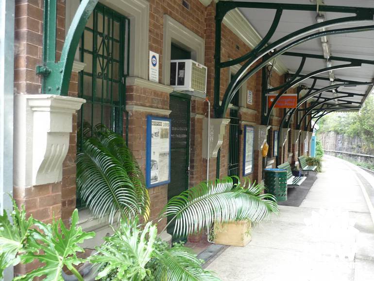 Woodford Station Building along Platform 2