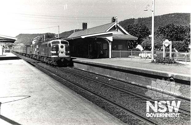 Thirroul Station, Platform 1, c1970.