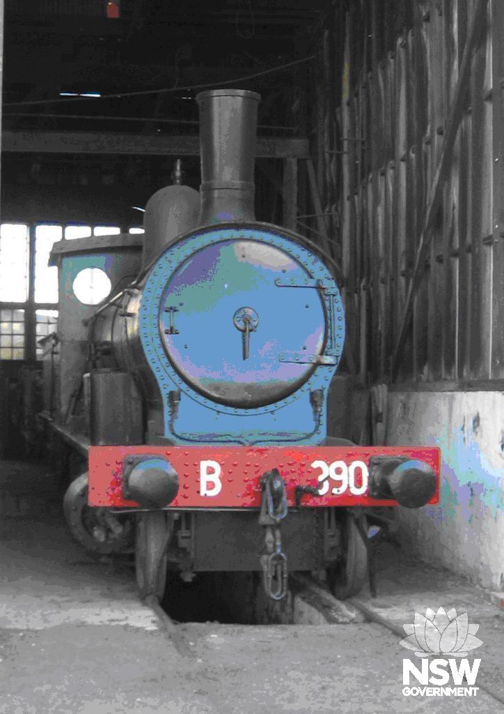 Steam Locomotive 2419 at Goulburn Roundhouse.