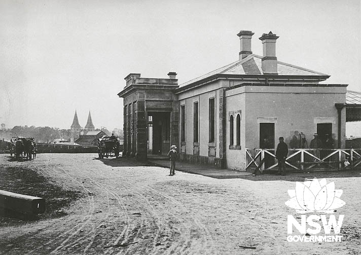 Parramatta Station 1859 Building, 1882