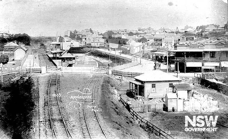 Arncliffe Station Looking North East.