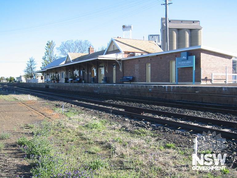 Narrabri Railway Station- view from tracks