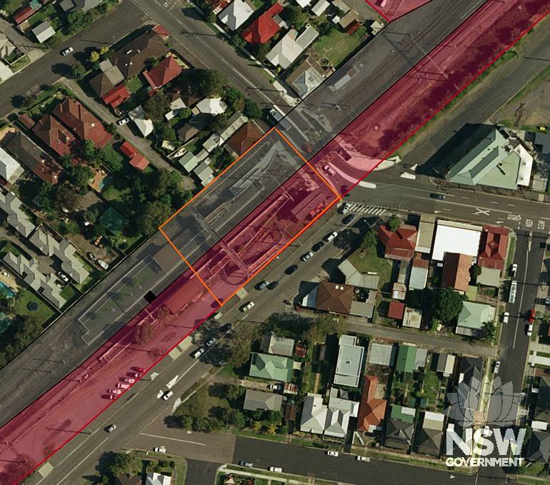 Adamstown Railway Station Group Curtilage Plan (Note: No warranty is given that this plan is free from error or omission. RailCorp disclaims liability from any consequences as a result of reliance on the information contained in the plan.)