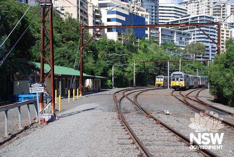 Lavender Bay sidings and marshalling yard.