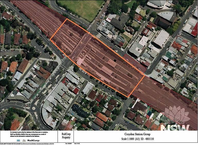 Croydon Railway Station Group Curtilage Plan.