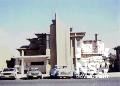 View of the Malachi Gilmore Memorial Hall, 1972