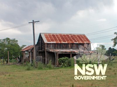 Main slab shed from north