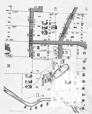 Margaret Farm & Barn-Plan of Tannery Site in 1883; Mills and Pile Auction Poster