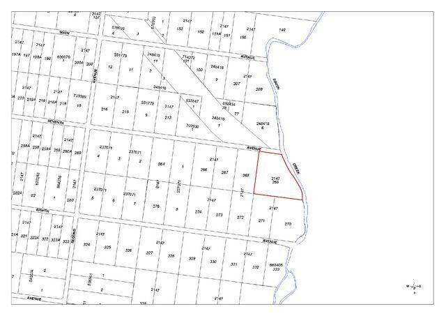 Map showing location of Cottage