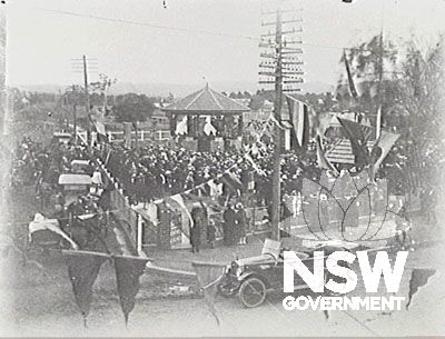 Dedication of the Rotunda in Memory Park Rotunda 1922
