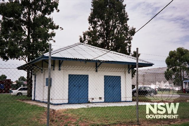 Explosives storehouse at 26-30 Charles Street. This building is an example of the double length type of explosives storehouse This building has been demolished since this photograph was taken.
