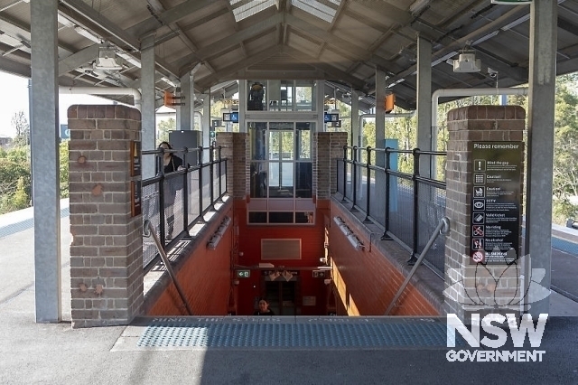 Berala Railway Station Group - Stairs to the subway.