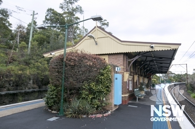 Woodford Railway Station Group - Station building, looking west