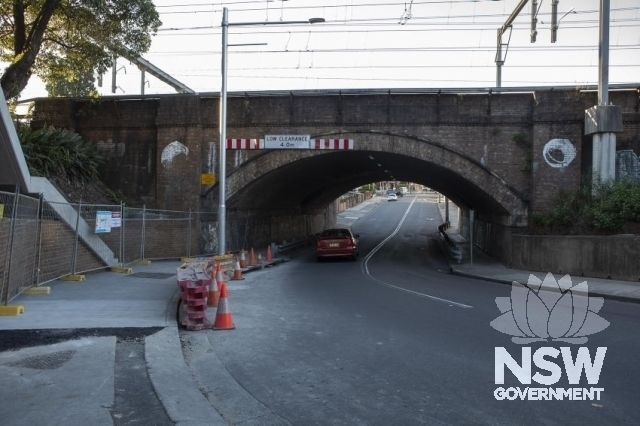 Ashfield Railway Station Group - Brown st underbridge, south face.