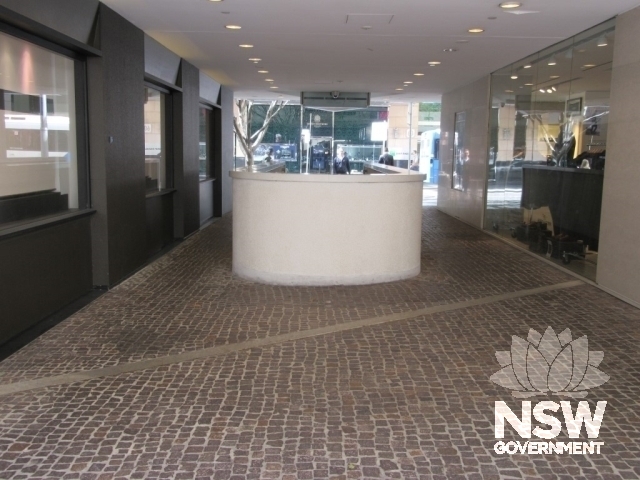 Part of the Rowe St through link to Castlereagh St with early steps