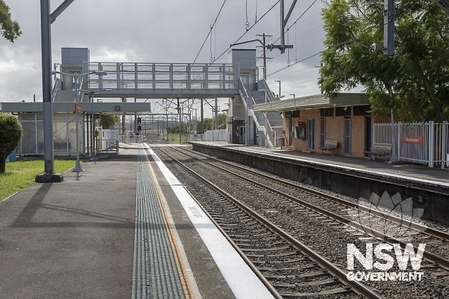 Adamstown Railway Station Group - Station with overhead footbridge and lifts