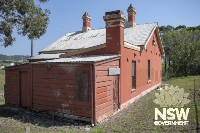 Dunmore (Shellharbour) Railway Station and Residence - Residence, South and east elevations