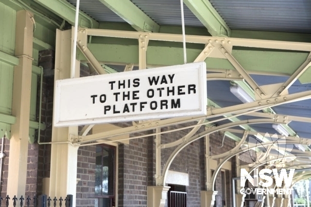 Bathurst Railway Precinct - Under Awning and old signage.