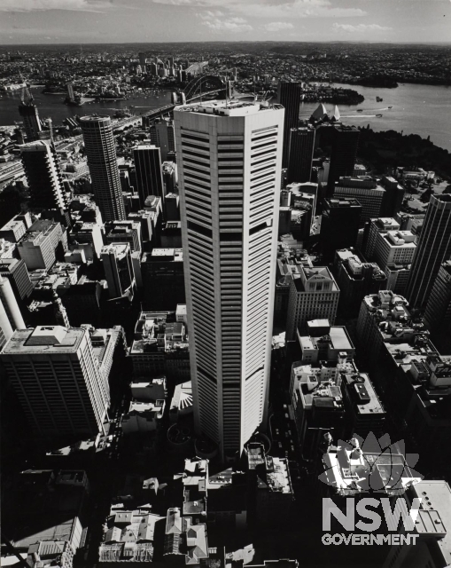 Aerial photo of MLC Centre in 1979