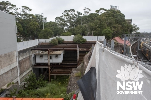 Redfern Railway Station Group - Stell construction between platform 10 and Plat 11&12