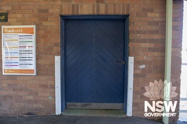 Dungog Railway Station - Parcel Office door
