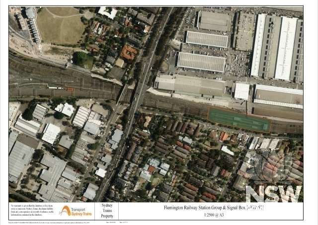 Flemington Railway Station Group and Signal Box Curtilage Plan