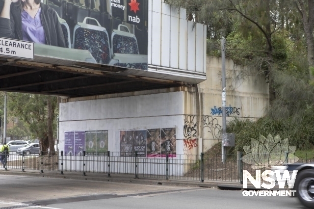 Mascot (Robey Street) Underbridge - Western abutment