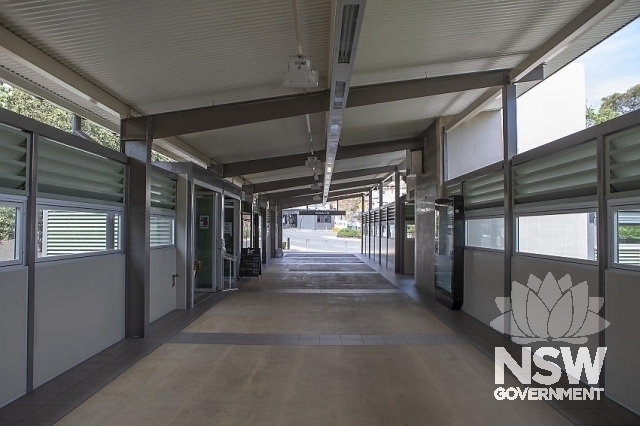 Turramurra Railway Station Group - Modern footbridge toward William street.