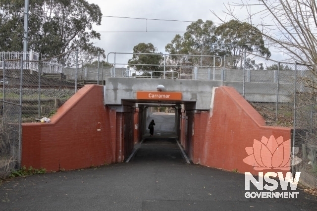 Carramar Railway Station Group - Subway entrance from Carramar avenue.