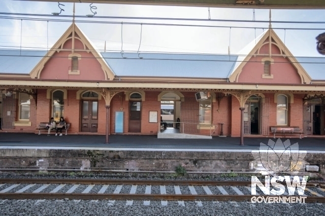 Sydenham Railway Station Group - Platform2 twin gabled roof
