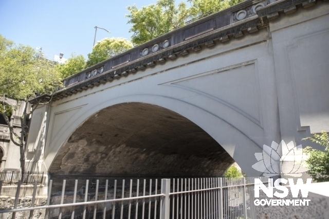 The Rocks (Argyle Street) Railway Underbridge - Eastern face.