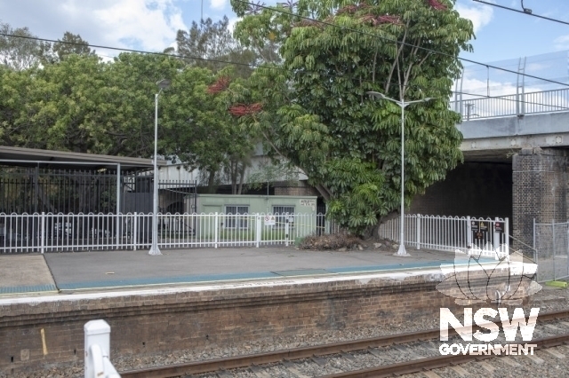 Broadmeadow Railway Station Group - Platform, under bridge and landscaping
