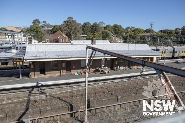 Flemington Railway Station - Platform 1 currently under renovation.