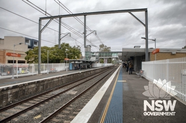 Guildford Railway Station - Looking south along Platform 1