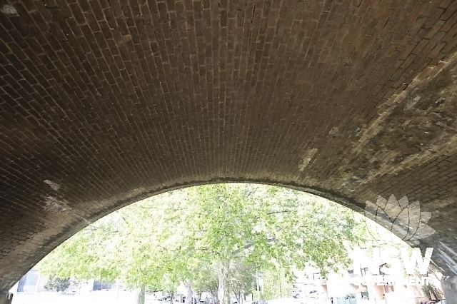 Glebe Viaducts (Jubilee Park/ Wentworth Park) - Wentworth Park, Arch brickwork detail.