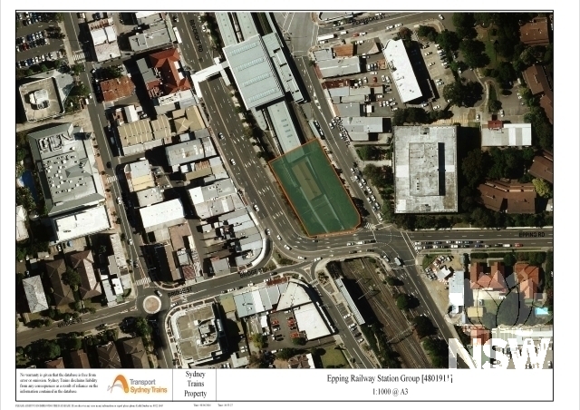 Epping Railway Station Group Curtilage Map