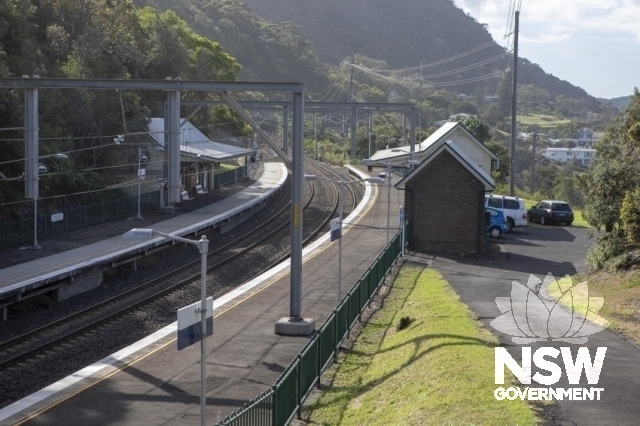 Scarborough Railway Station Group- Looking North from footbridge to Platforms 1 and 2