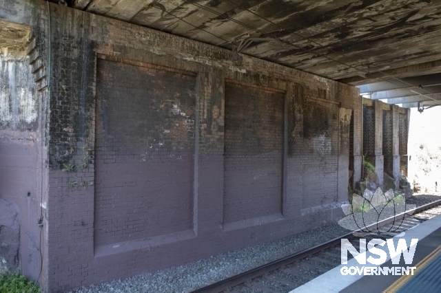 Dulwich Hill Railway Station Group - Overbridge brickwork detail.