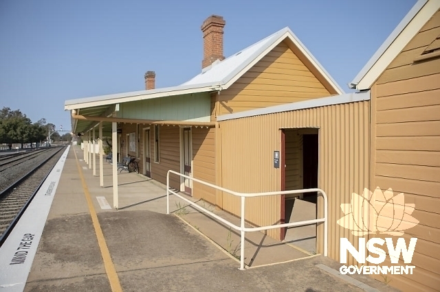 The Rock Railway Precinct - Corrugated iron infill to station buildings
