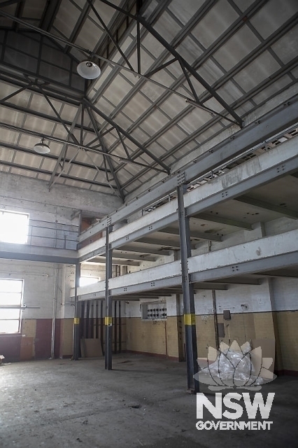 Sefton Junction Former Sub-station - Internal construction with 2 level mezzanine.