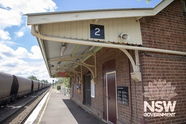 Branxton Railway Station Group - Platform 2 building and awning