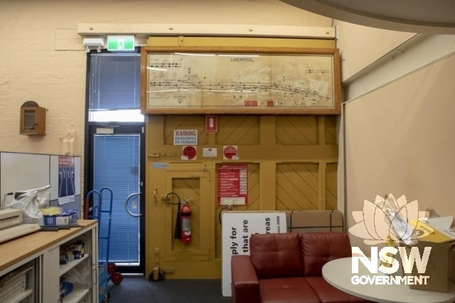 Liverpool Railway Station and Goods Shed - Large goods shed door