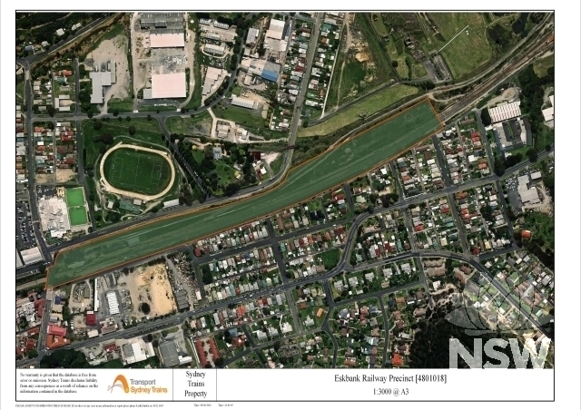 Eskbank Railway Precinct Curtilage Plan