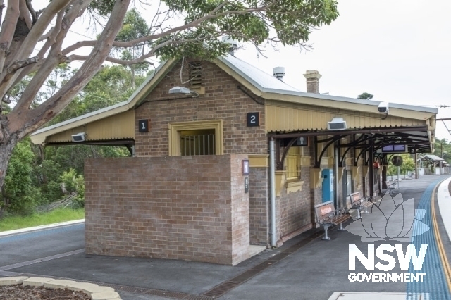Mount Ku-ring-gai Railway Station Group - Northern elevation and the mens toilets.