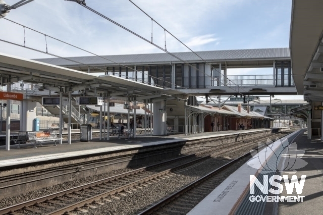 Lidcombe Railway Station Group - Eastern overhead footbridge viewed from platform 1.