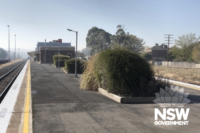 Blayney Railway Station - Platform Gardens