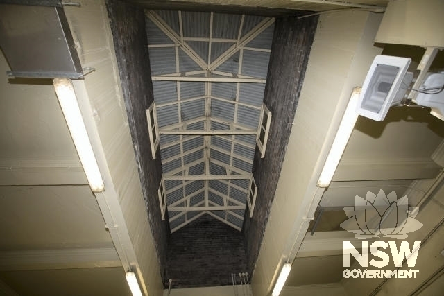 Banksia Railway Station - roof over pedestrian subway