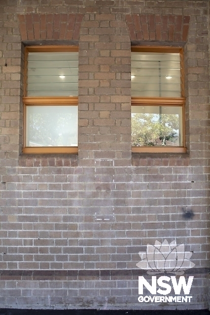 Flemington Railway Station Group - Window and brickwork detail.