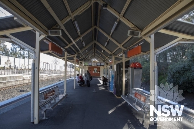 Chester Hill Railway Station Group - Under awning to the platform building.