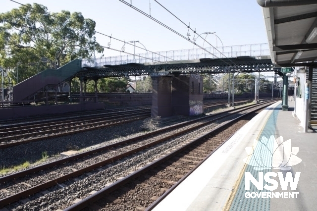 Petersham Railway Station Group - View of the Footbridge from the platform.
